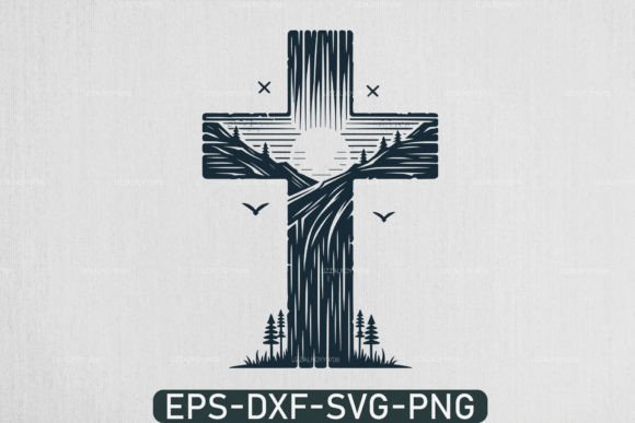 Christian Cross Svg, T-Shirt Designs