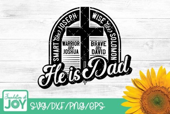 Christian Father's Day Svg, Dad Svg T-Shirt Designs