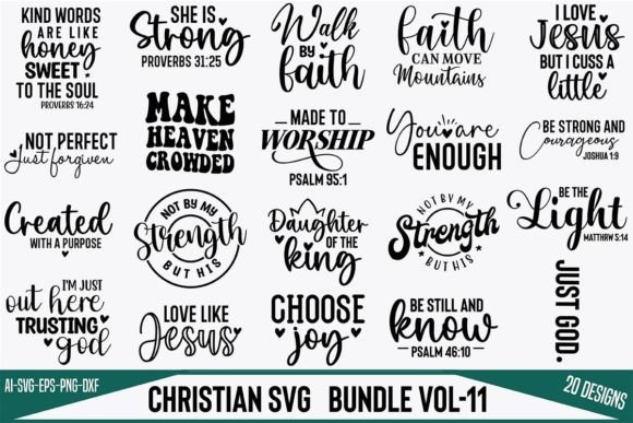 Christian SVG Design Bundle Vol-11