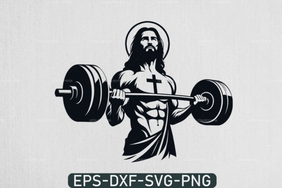 Christian Weightlifting Fitness Svg