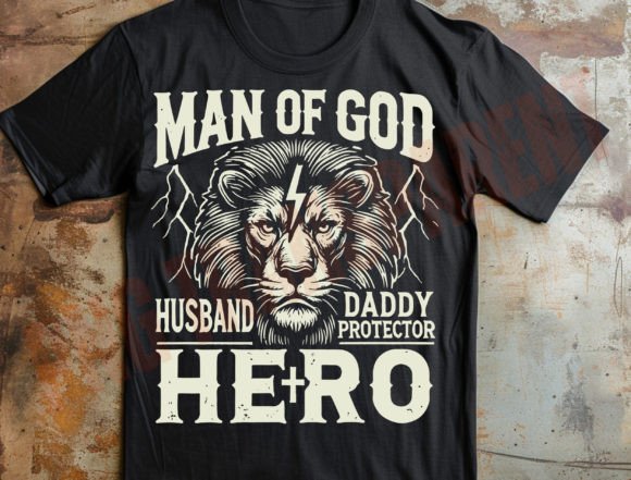 Dad Png, Christian Png, Man of God Png T-Shirt Designs