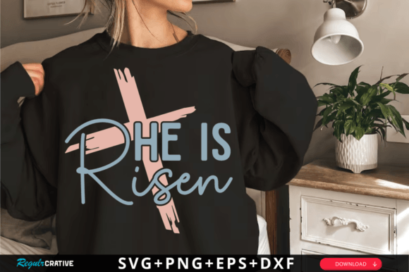 He is Risen Svg, Christian SVG Design