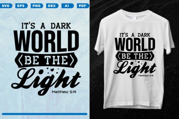 It’s a Dark World Be the Light Print Templates