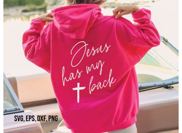 Jesus Has My Back SVG, Christian, Jesus
