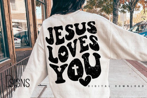 Jesus Loves You Christian Sublimation T-Shirt Designs