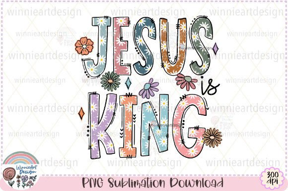 Jesus Quote Daisy Flower Letter Doodle T-Shirt Designs