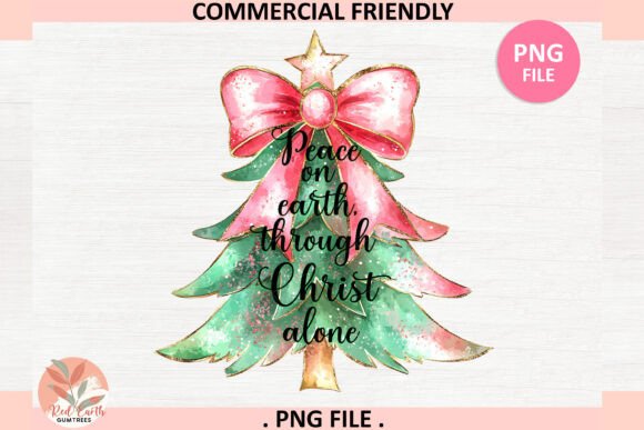 Peace on Earth Through Jesus Alone Png T-Shirt Designs